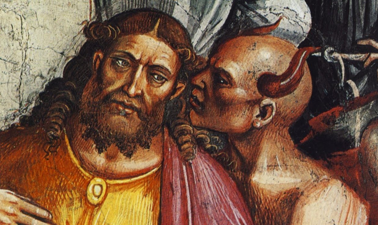 Антихрист и дьявол (фреска Луки Синьорелли)
