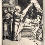 St. Philip visits a sick person.