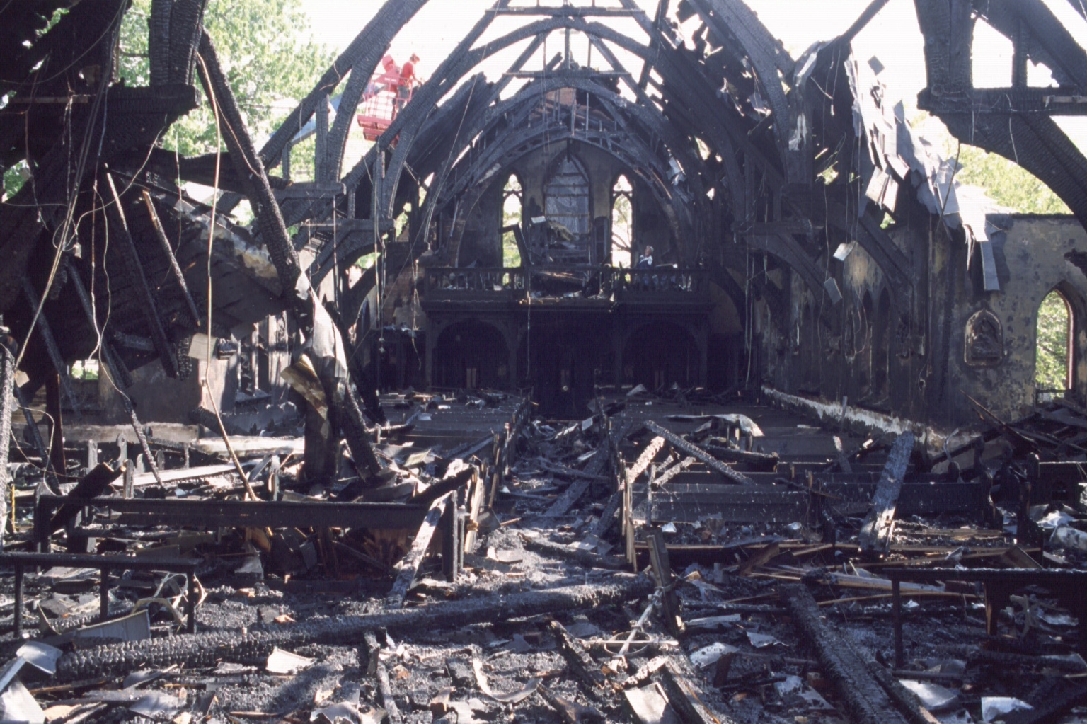 Burned Holy Family