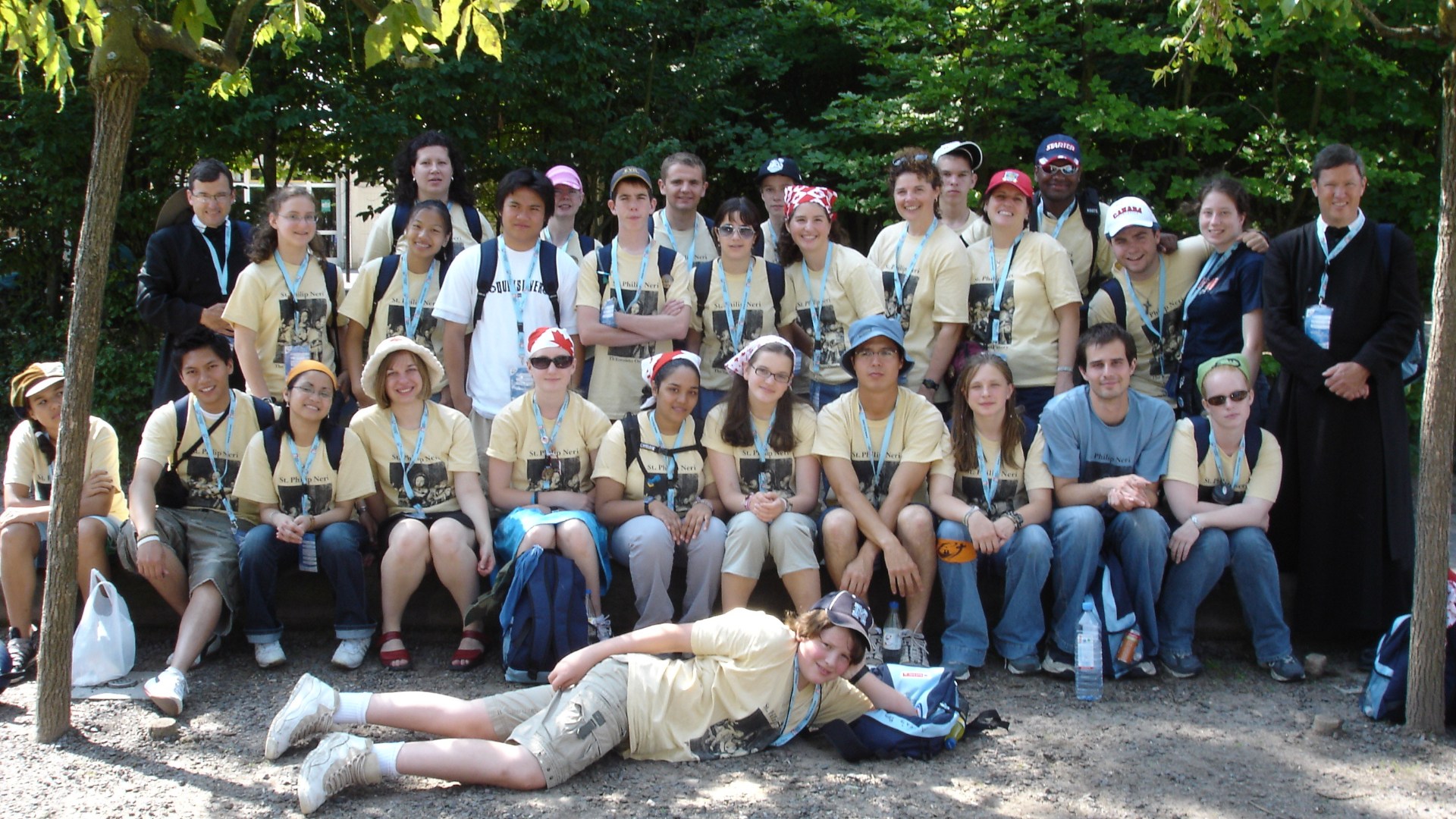 The parish goes to World Day in 2005